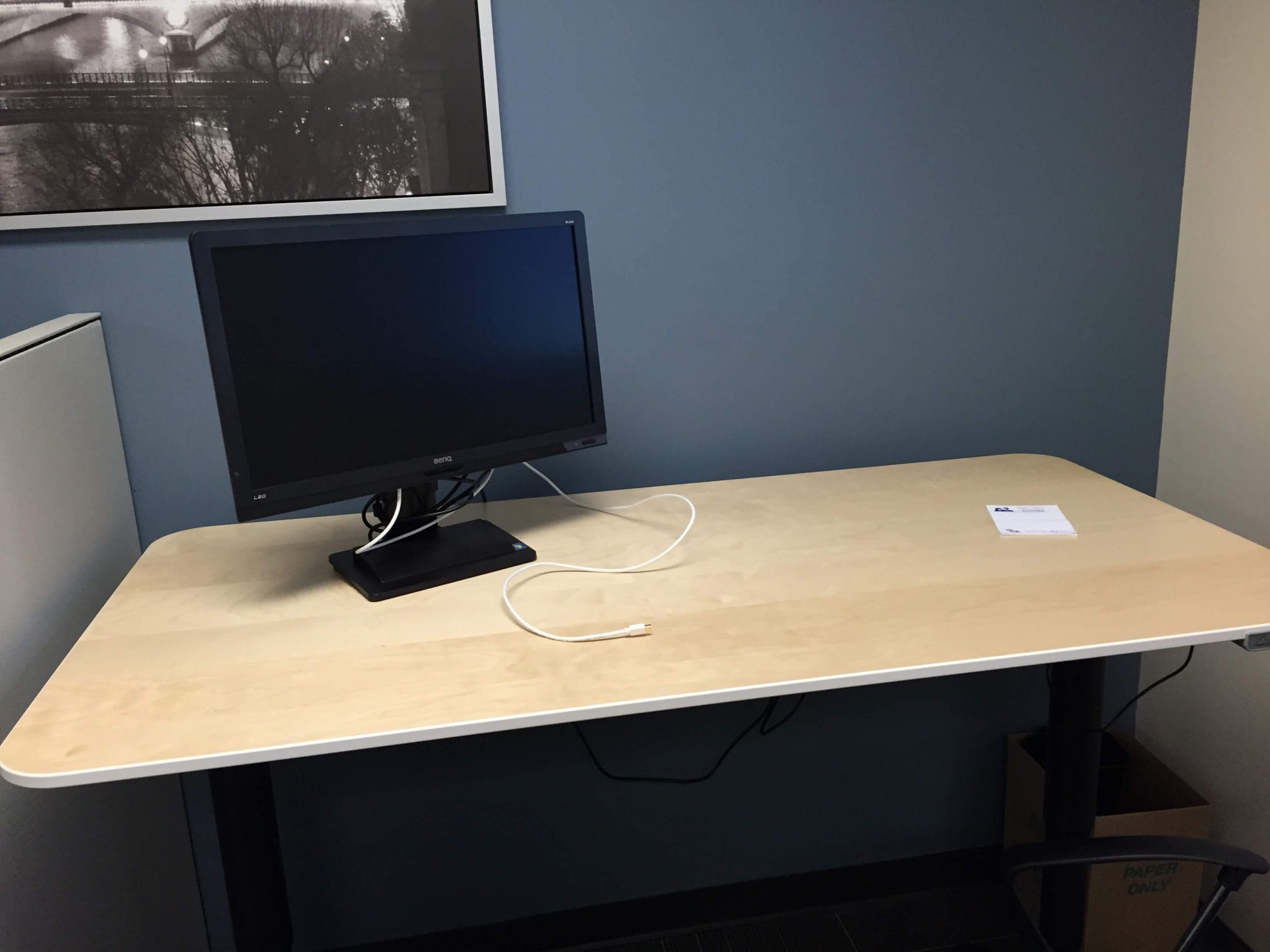The desk in all its glory
