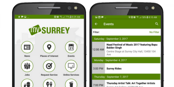 City of Surrey Mobile App