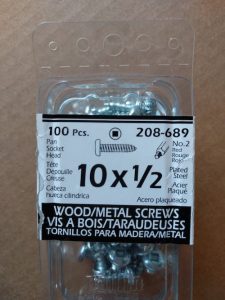 14 Oranges 10 x ½” Wood Metal Screws