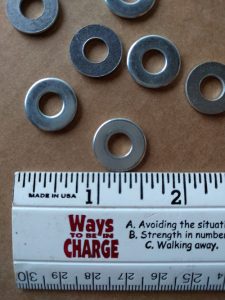 14 Oranges ½” Washers