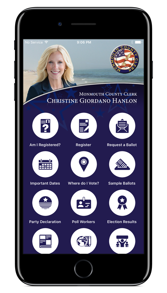 14 Oranges Info Grove App Monmouth County Clerk Candidate Features Page
