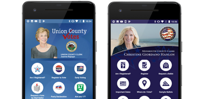 14 Oranges Info Grove App Union and County Clerk Features Pages