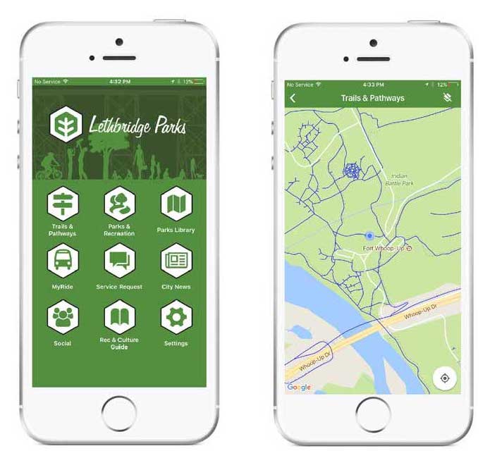 14 Oranges Info Grove App City Lethbridge Parks Feature Page and Map