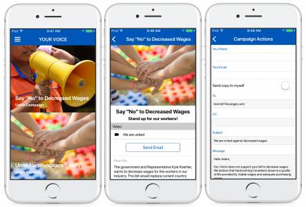 mobile advocacy campaigns