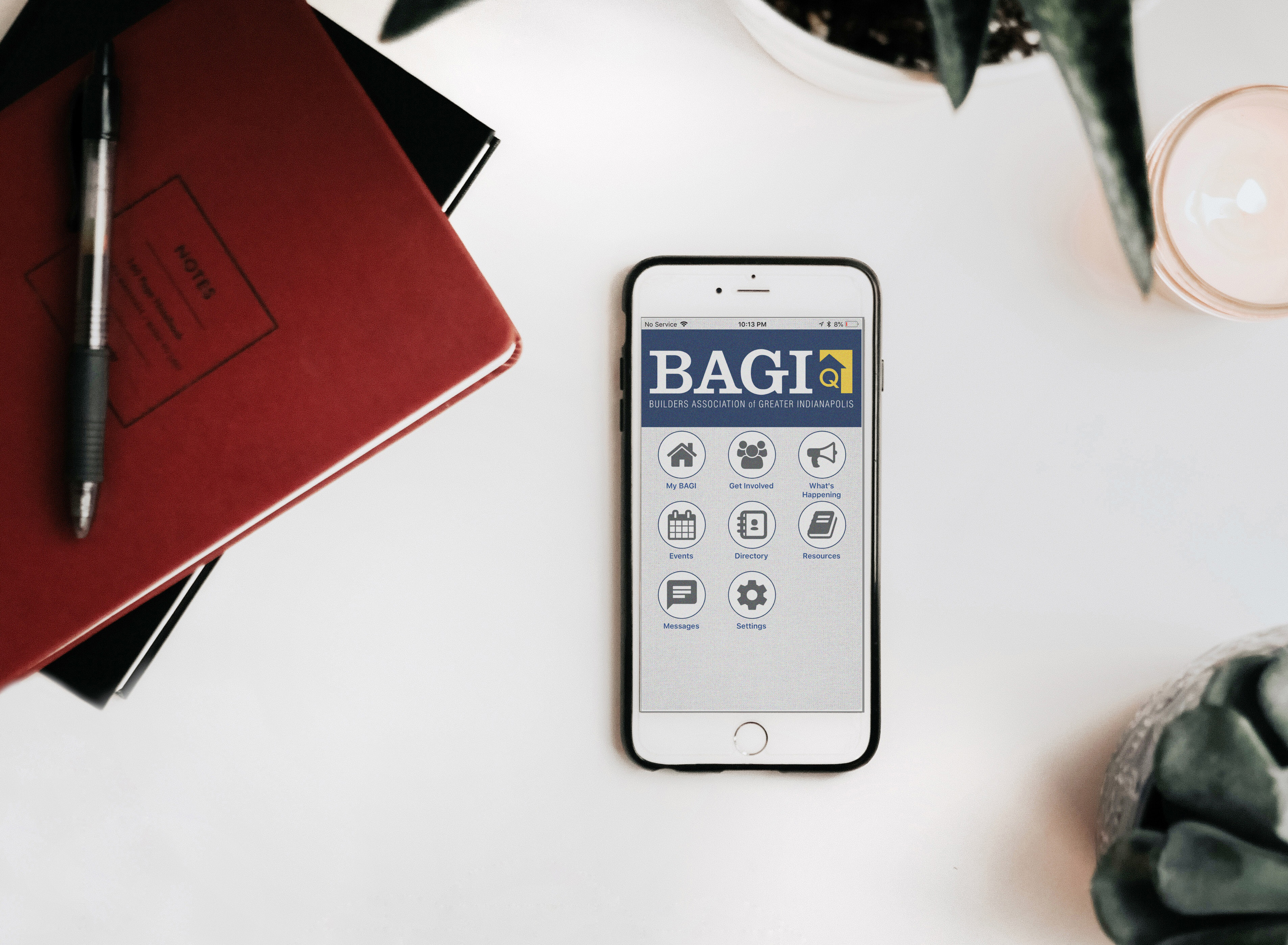 Bagi mobile application from 14 Oranges