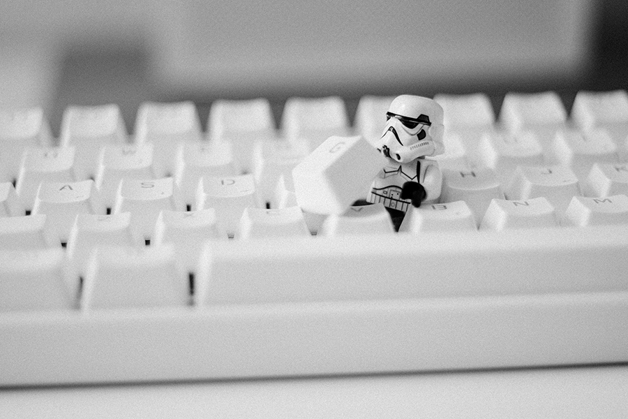 14 Oranges Stormtrooper Keyboard