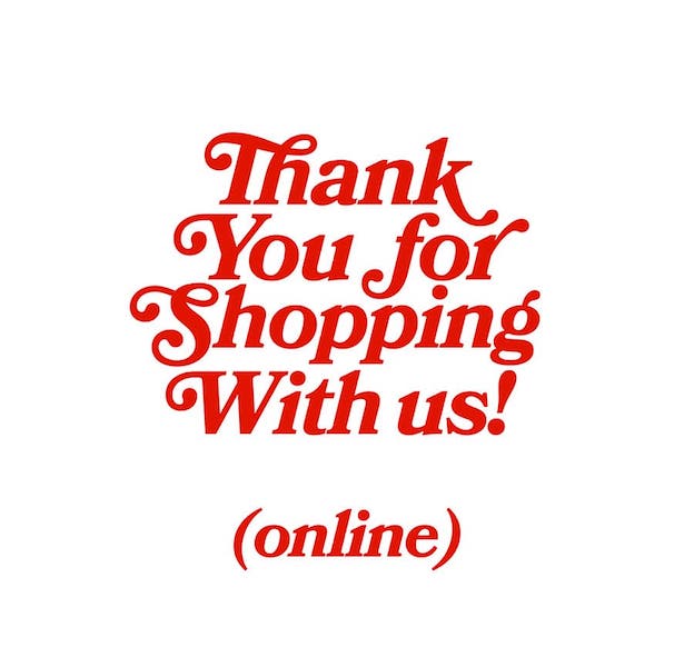14 Oranges Thank you For Shopping With Us Online Logo