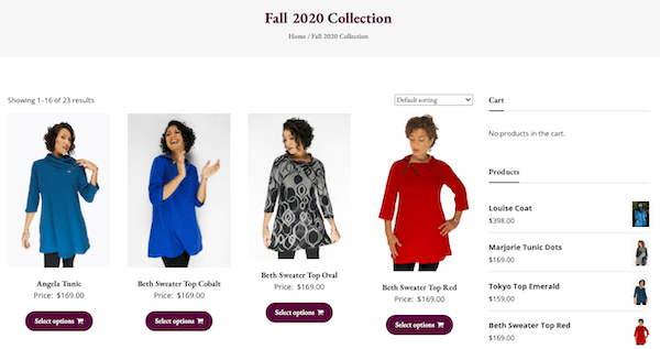 14 Oranges Website Babs Online Clothing Fall Seasonal Clothes