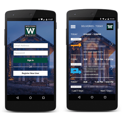 14 Oranges Western Pacific Building Materials Mobile App Login and Delivery Calendar