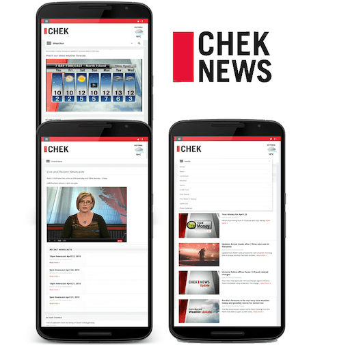 14 Oranges CHEK News Mobile App