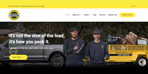 Customer Spotlight: Tidy Trailers Website Rebuild